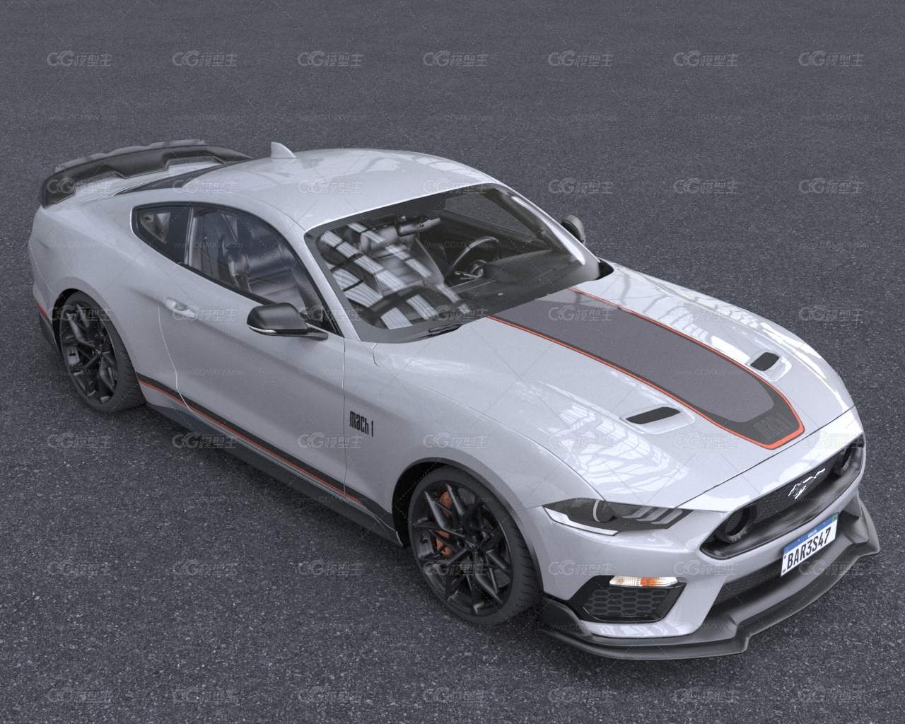 2023款福特野马Mustang跑车汽车-1