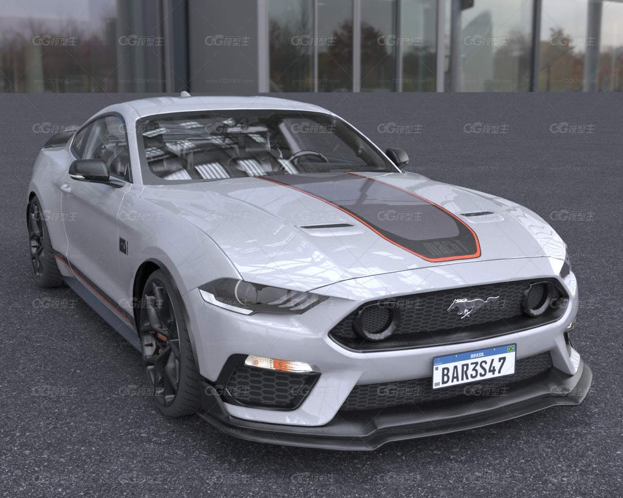 2023款福特野马Mustang跑车汽车-3