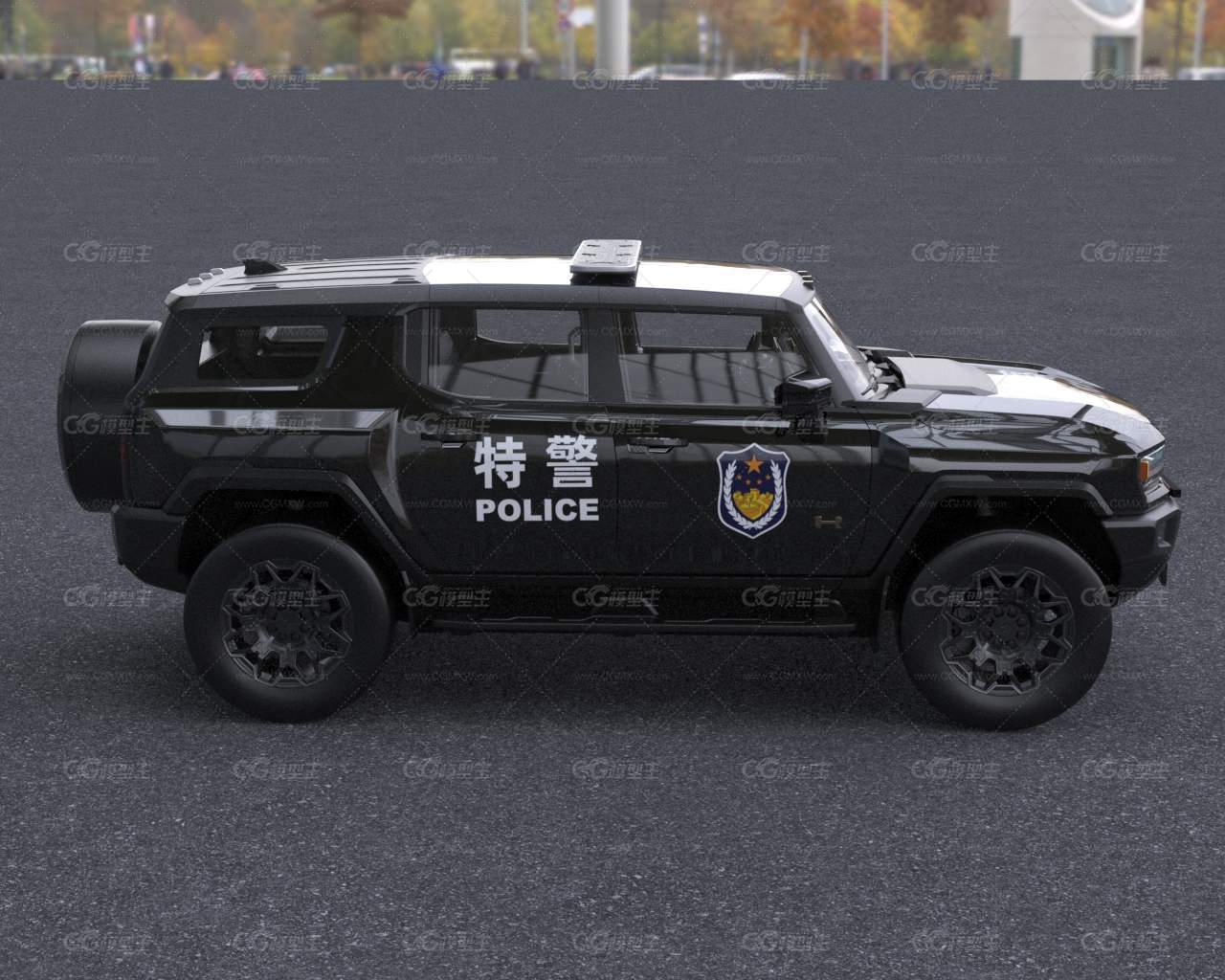 2024款悍马EV特警用车NONELS版汽车-5