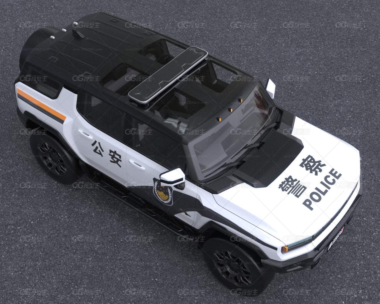 2024款悍马EV警用车NON-ELS版汽车-6