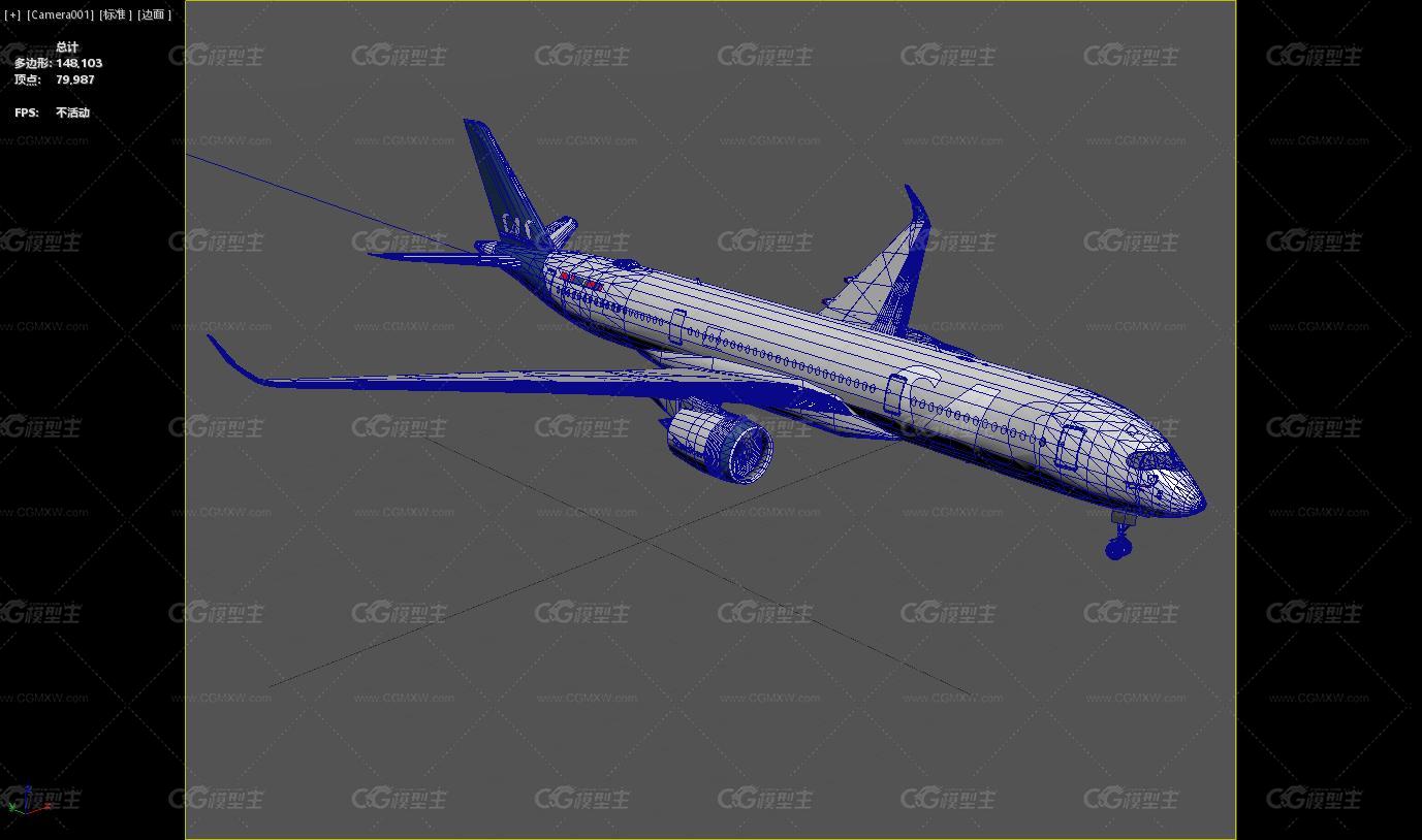 SAS空客A350-900飞机-5