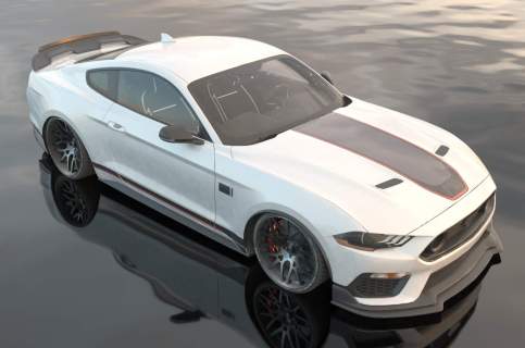 2022款福特野马Mustang跑车汽车