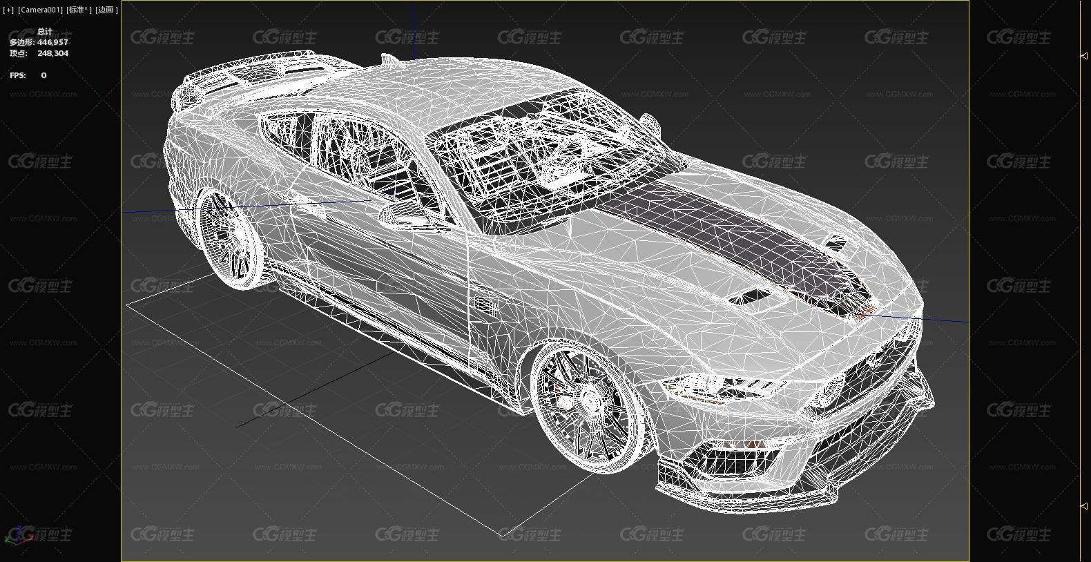 2022款福特野马Mustang跑车汽车-5