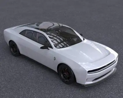2024款道奇电车跑车汽车