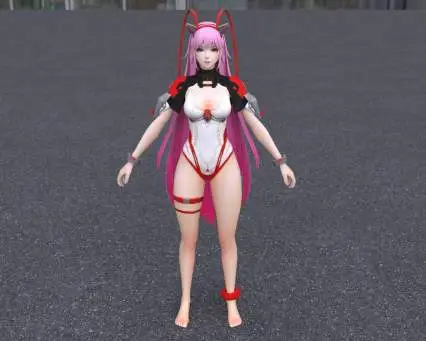 二次元动漫美少女OverhitRachel人物