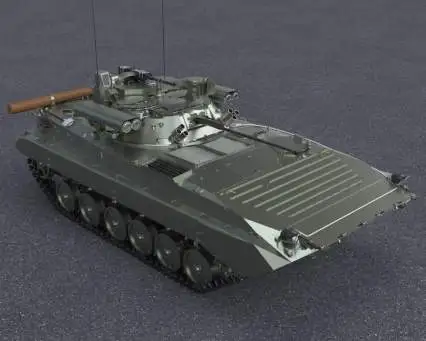 俄军BMP2型步兵战车