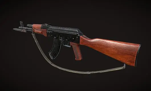 刺刀步枪模型 AK47 现代武器 枪械模型 突击步枪 冲锋枪 简模 反恐装备 特警装备