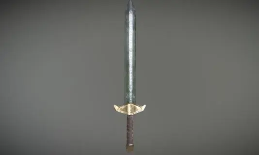剑 短剑 宝剑 古剑 剑客佩剑 古代佩剑 老剑 一把陈旧的剑 兵器 冷兵器