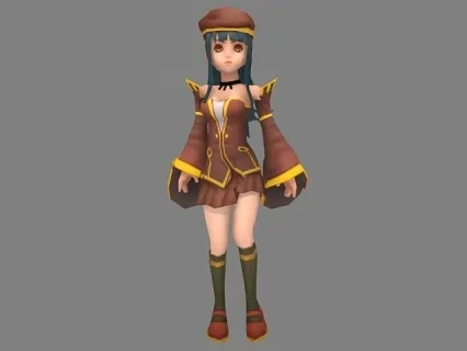 居民女