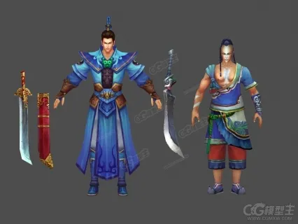 五毒教护卫3D模型