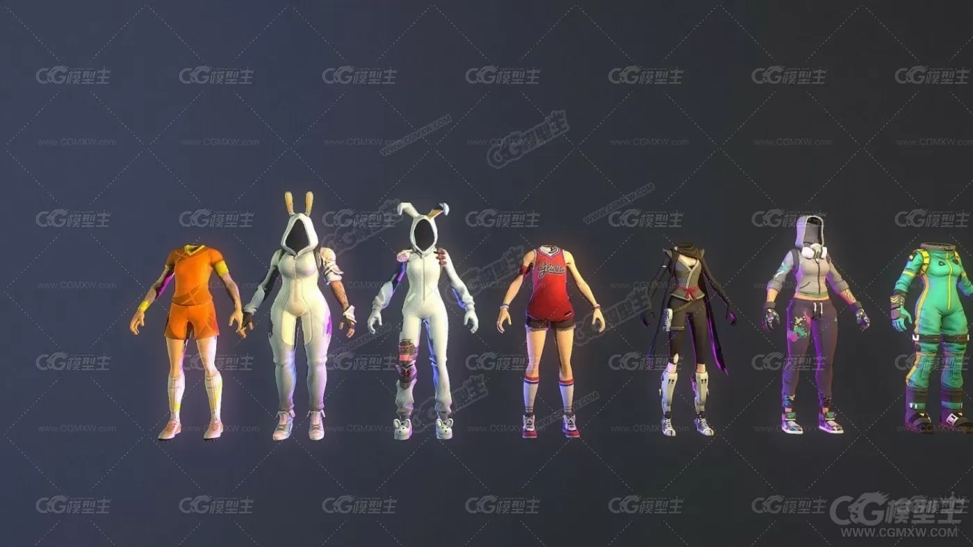 【堡垒之夜】（Fortnite）500+游戏角色模型-21