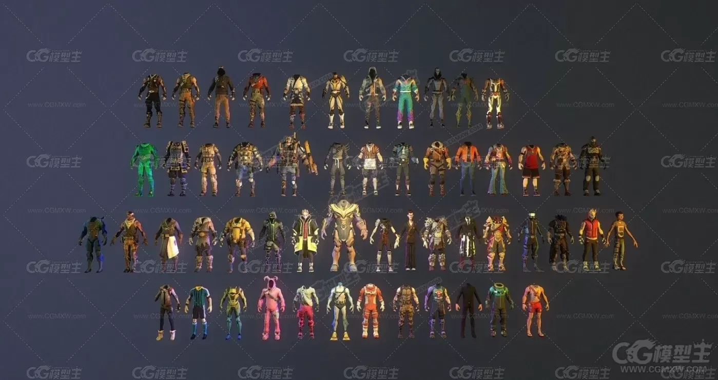 【堡垒之夜】（Fortnite）500+游戏角色模型-27