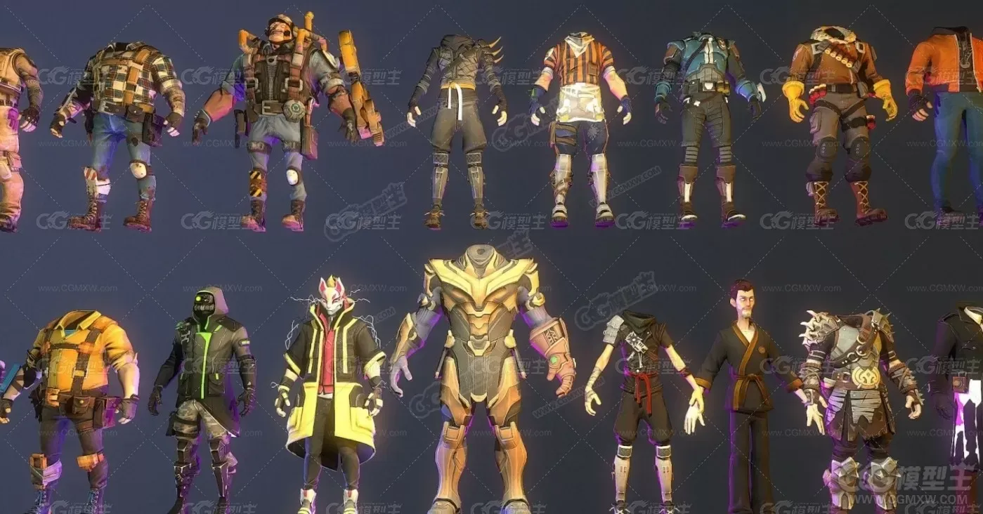 【堡垒之夜】（Fortnite）500+游戏角色模型-28