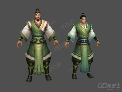 古代武将3D模型