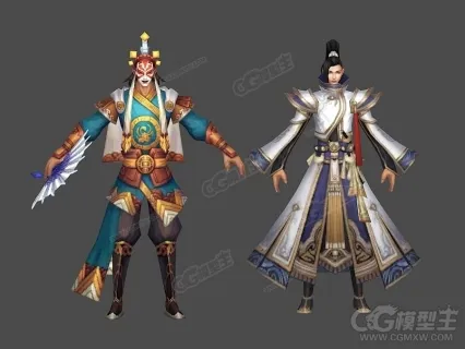 花脸游戏角色模型