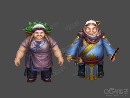 采药老婆婆3D模型