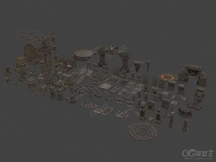 3D场景道具物件模型