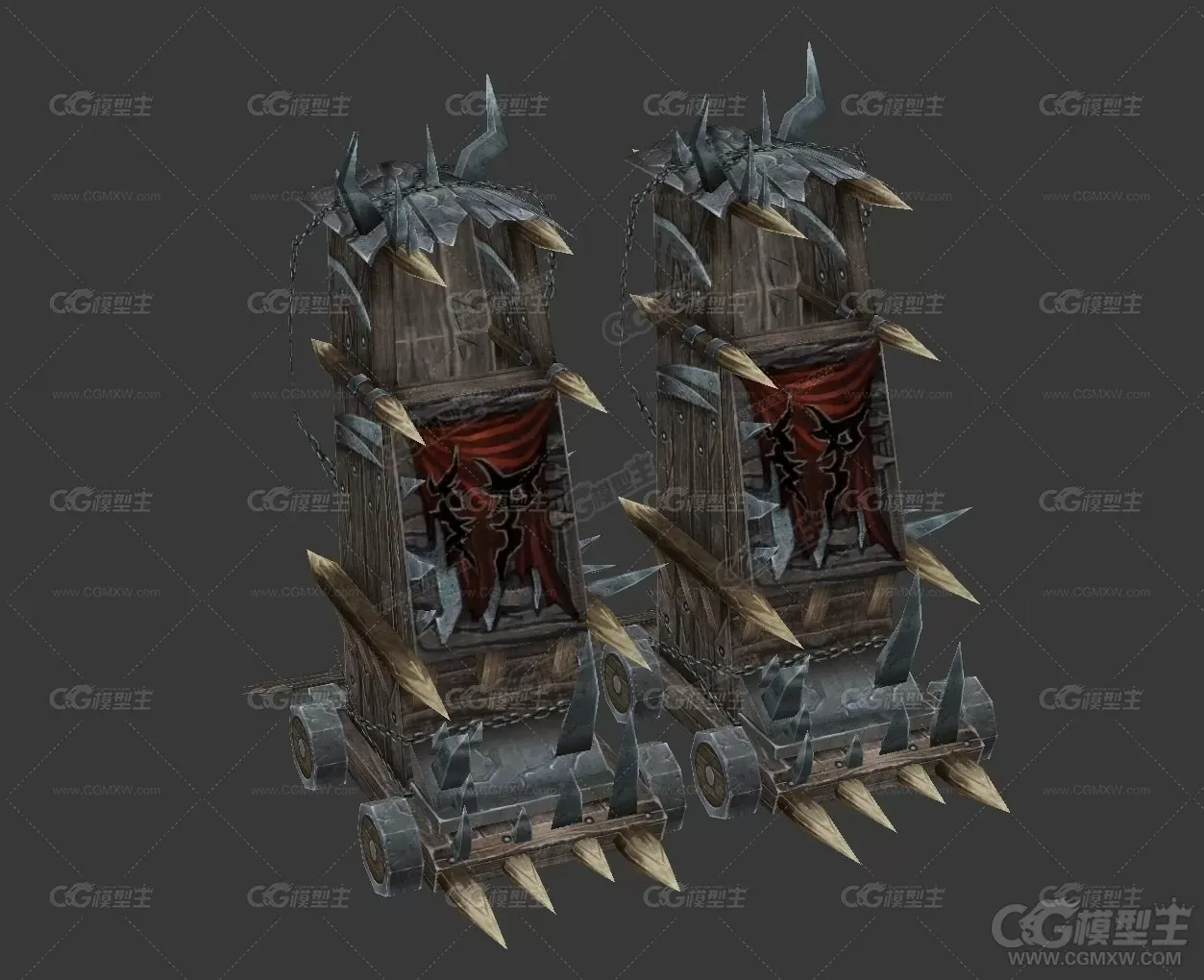 古代战车 攻城器械 攻城器 3D模型-1