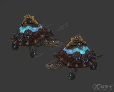 神龟 鳄龟 乌龟 龟仙 魔幻角色 神灵3d游戏模型