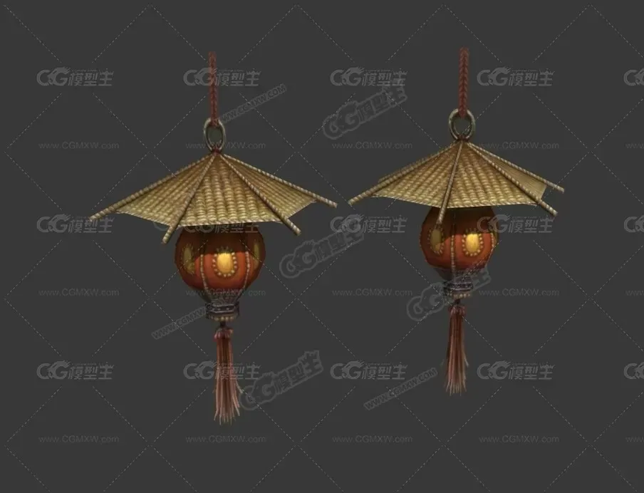 精品低模古代游戏场景模型-7