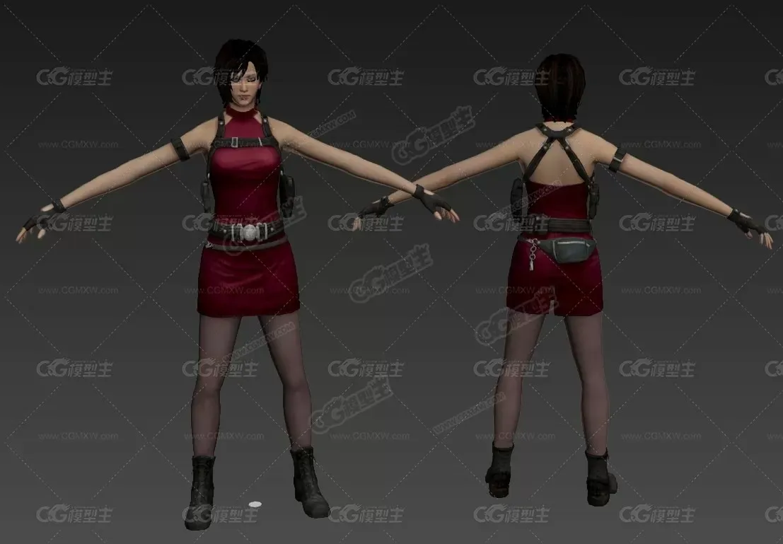 【生化危机】全套游戏角色模型合集 3DMAX模型 游戏美术资源 玩熊市行动-2