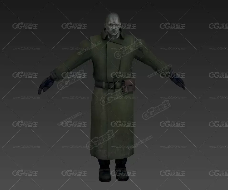 【生化危机】全套游戏角色模型合集 3DMAX模型 游戏美术资源 玩熊市行动-12
