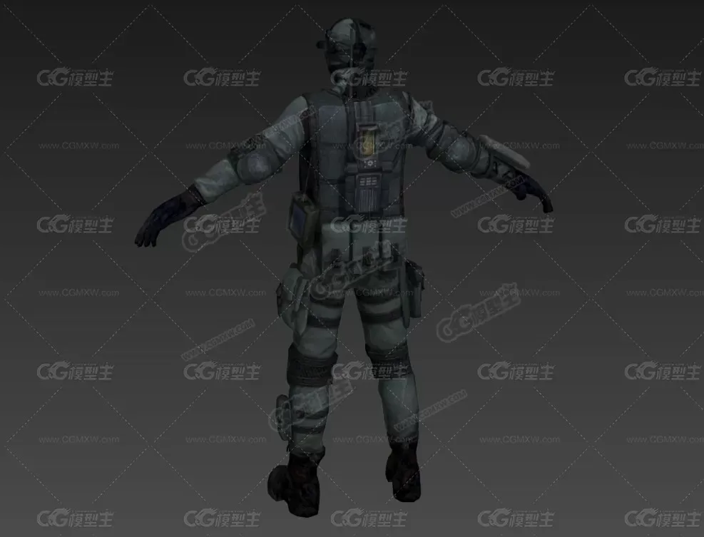 【生化危机】全套游戏角色模型合集 3DMAX模型 游戏美术资源 玩熊市行动-19