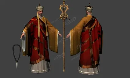 次时代 中国风 武侠风 少林大师 和尚 住持 方丈 护法 国师 佛教 僧人