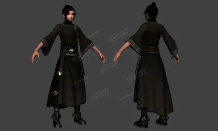 写实 次时代中国风 武侠风 少侠 侠客 正太 小男孩 侠少 功夫少年