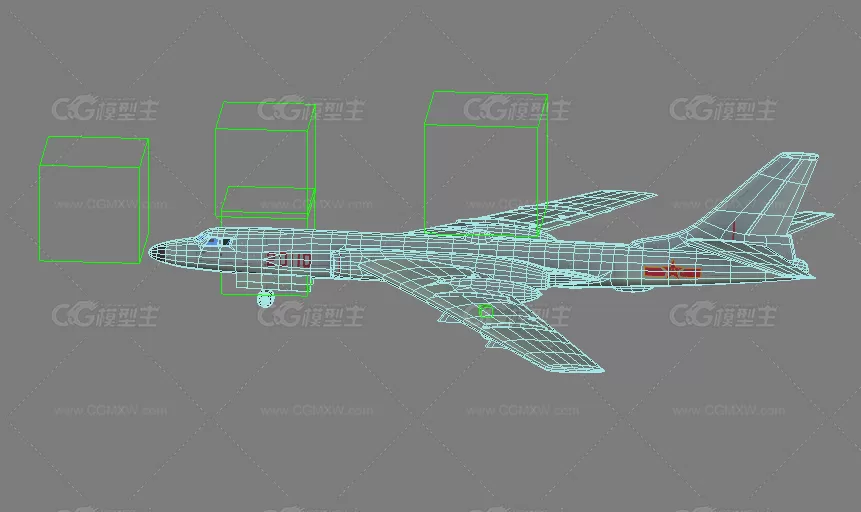 写实带绑定 解放军 中国空军 轰6K 轰-6K H6K H-6K 轰炸机-13