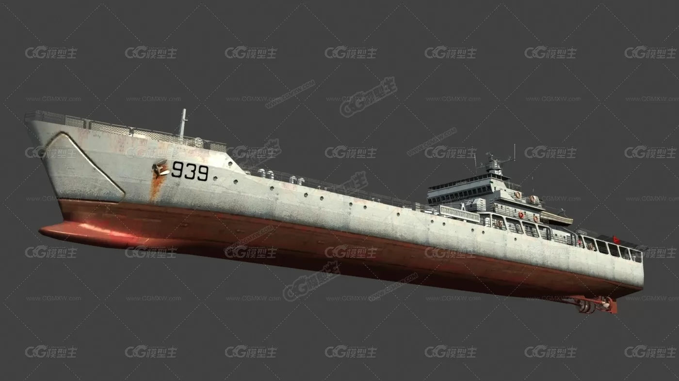 中国人民解放军 072Ⅲ型坦克登陆舰 玉亭级（Yuting Class）登陆舰 普陀山号-5