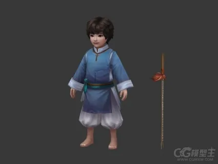 小男孩3D模型