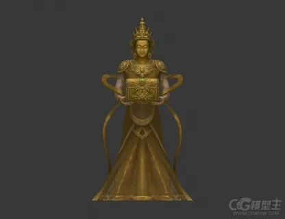 菩萨雕像3D模型