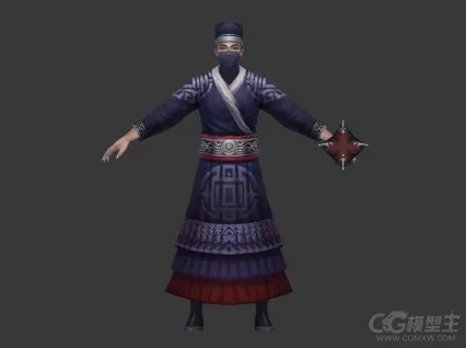 蒙面侍卫3D模型