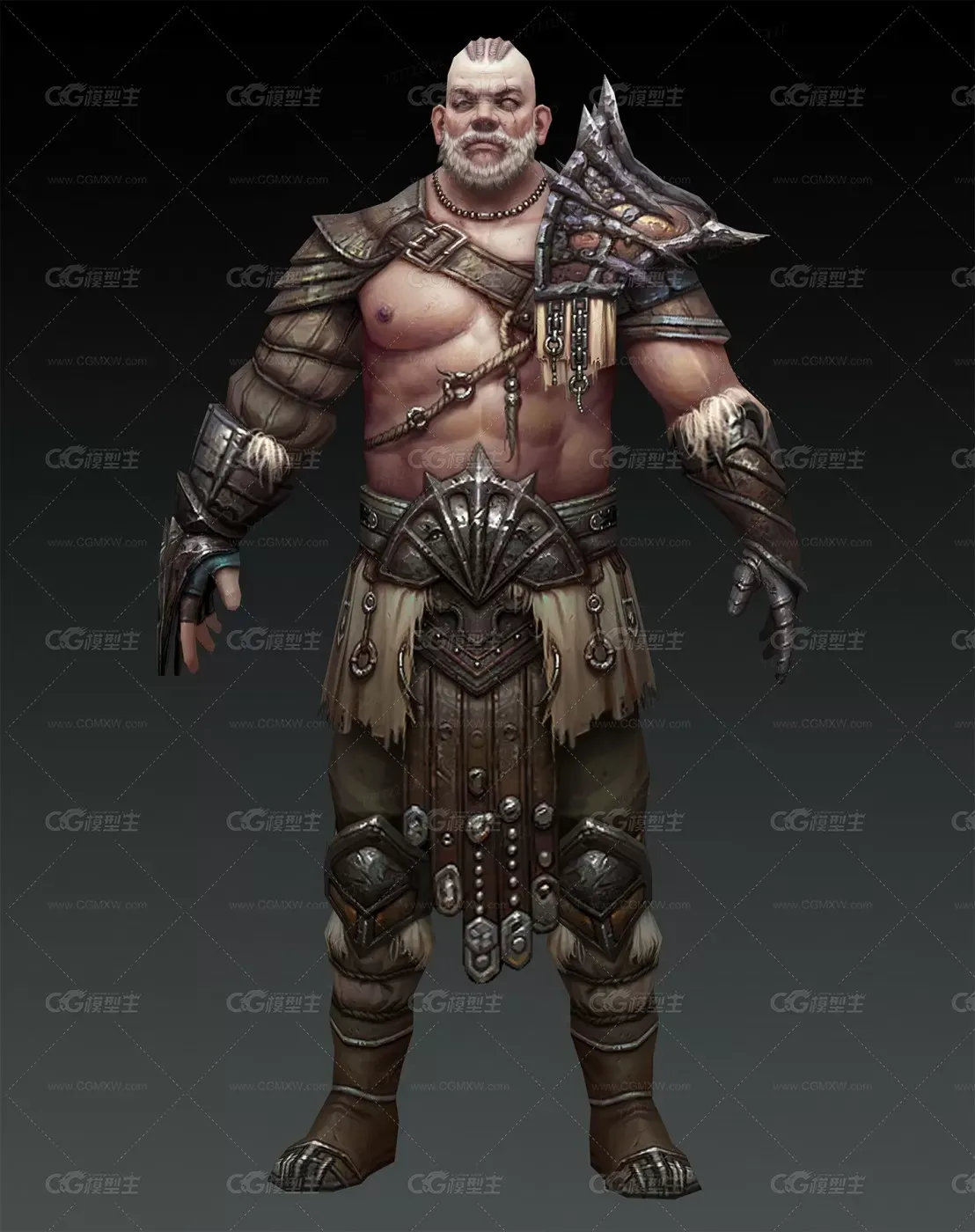 狂暴战士3D模型-1