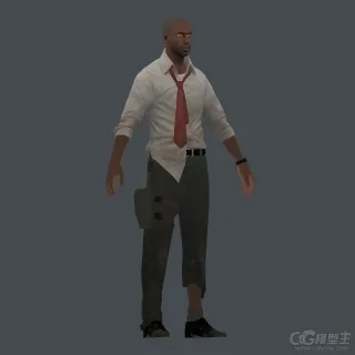 生存之旅manager 男枪手 人物3D游戏模型