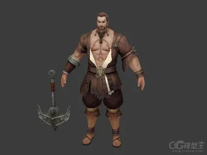 水手模型 弓箭手 武士 侠士 镖师