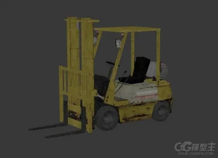 叉车 工程车 3D模型