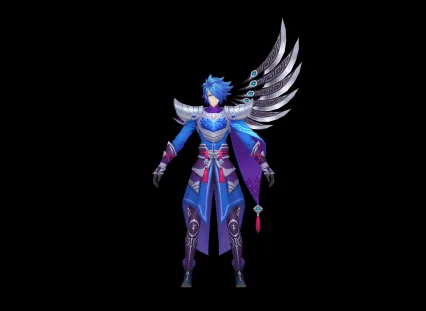 侠士 武侠人物 江湖 小生 小哥  3D游戏人物模型
