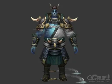 玄冥 神兽 兽人 妖兽 妖人 妖怪  3D游戏人物模型