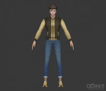帅哥 时尚男人3D模型 潮流男性 潮男 男青年 男子 青年男子 帅哥