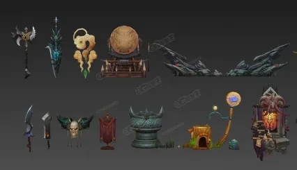 精品手绘3D模型网下载