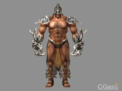 肌肉男 护卫 士兵 野蛮人 侍卫 3D人物模型