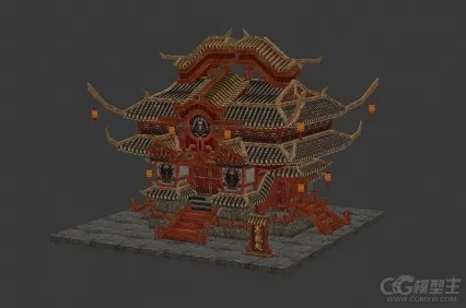 军机处3D模型