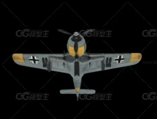 FW-190战斗机 一战飞机 老飞机 滑翔机 战斗飞机-1