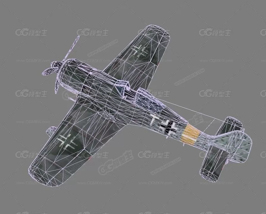 FW-190战斗机 一战飞机 老飞机 滑翔机 战斗飞机-4