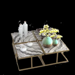 3D简约桌子模型