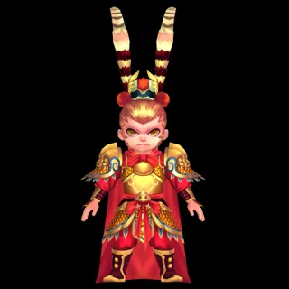 孙悟空 齐天大圣 Q版孙大圣 孙猴子 孙行者 3D游戏人物模型