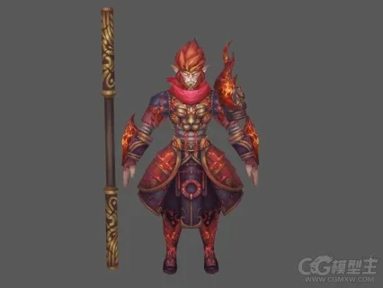 孙悟空 恶魔孙悟空 孙猴子 孙行者 齐天大圣 3D游戏人物模型