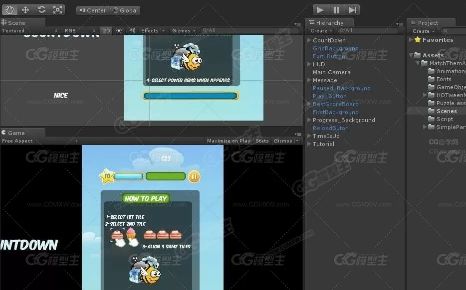 unity三消游戏蛋糕工坊完整项目 Cake Mania, Match 3 Complete Project-10